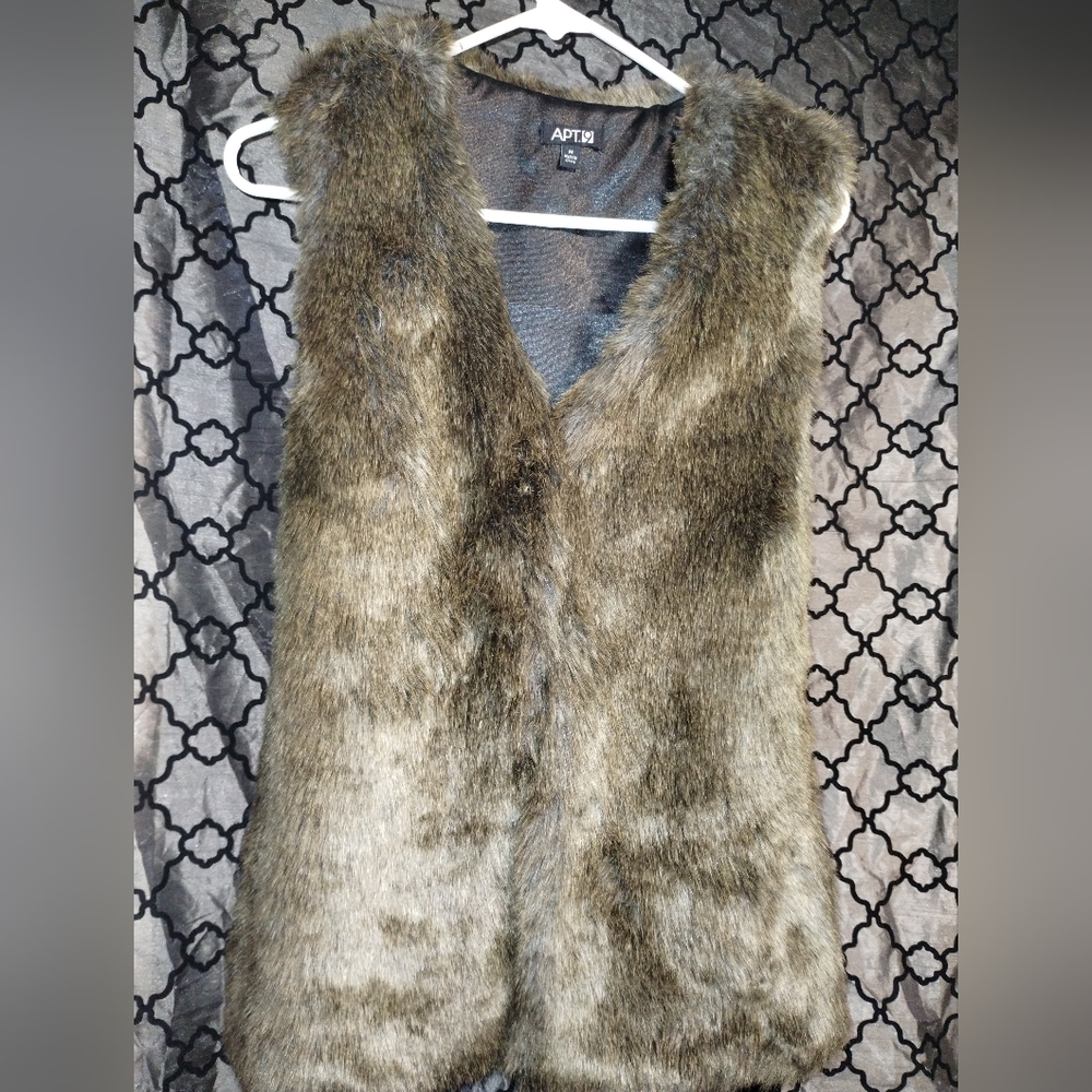 Dark brown vest